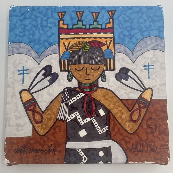 2 Glycee Prints Gerald Dawavendewa Hopi- Dancing With Dragonflies AND Mosayiu - Picture 3 of 15